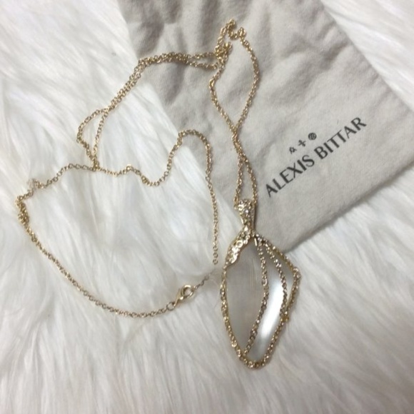 Alexis Bittar Jewelry - Alexis Bittar Necklace with Pouch. Stunning Piece